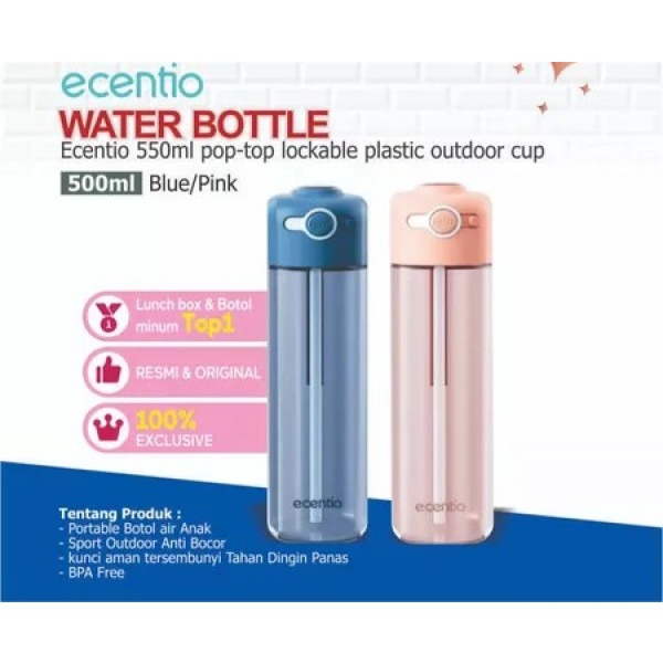 ECENTIO 550 ML PLASTIC KIDS SPORT CUP  WITH HANDLE