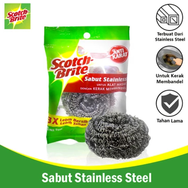 SCOTCH BRITE ID T 58 SABUT STAINLESS VAL
