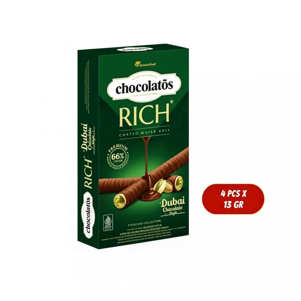 CHOCOLATOS RICH DUBAI COKLAT 54 GR