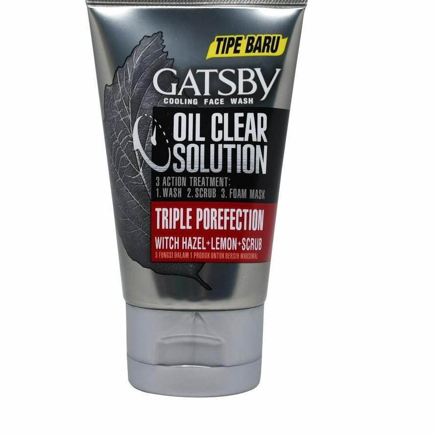 GATSBY COOLING FACE WASH TRIPLE POREFECTION TUBE 100 ML