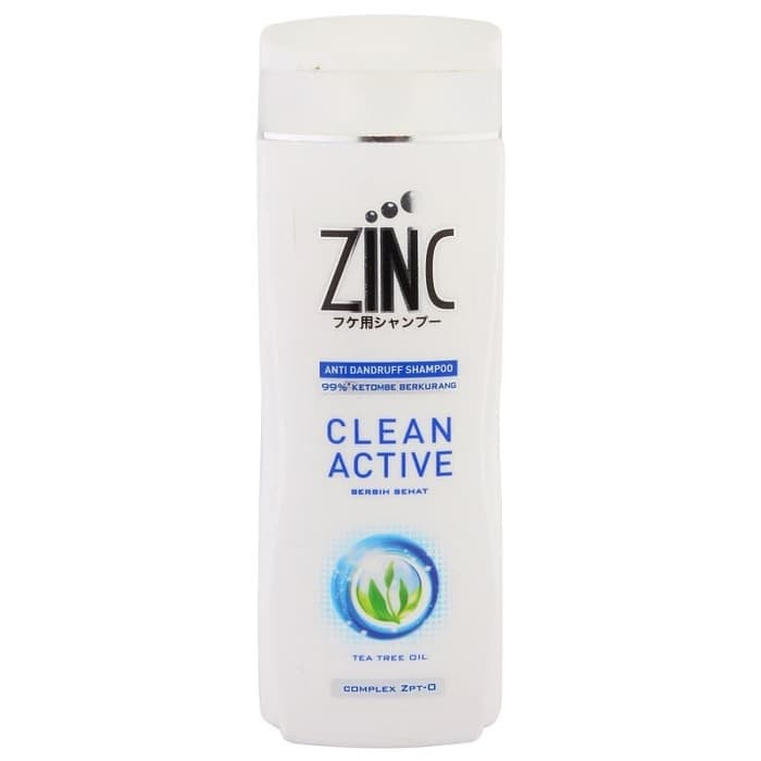 ZINC SHP CLEAN ACTIVE BTL 340 ML