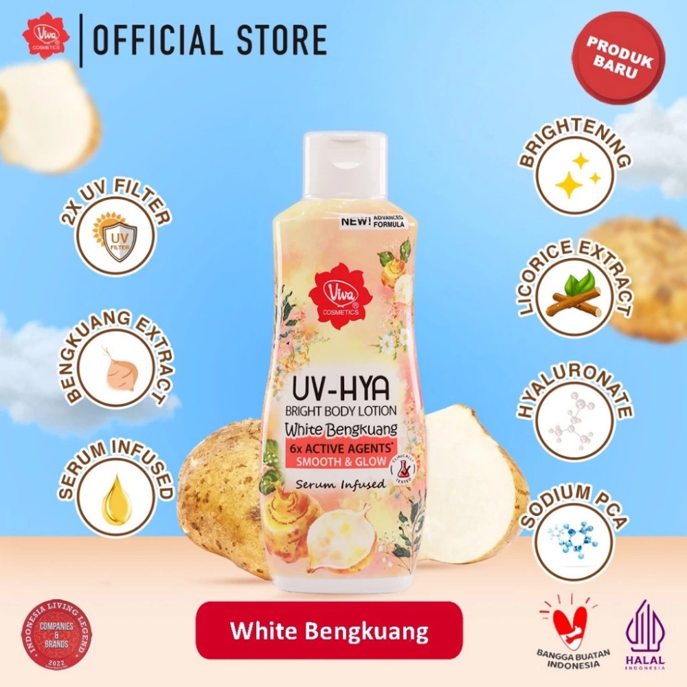 VIVA UV HYA WHITE BENGKOANG BTL 185 ML