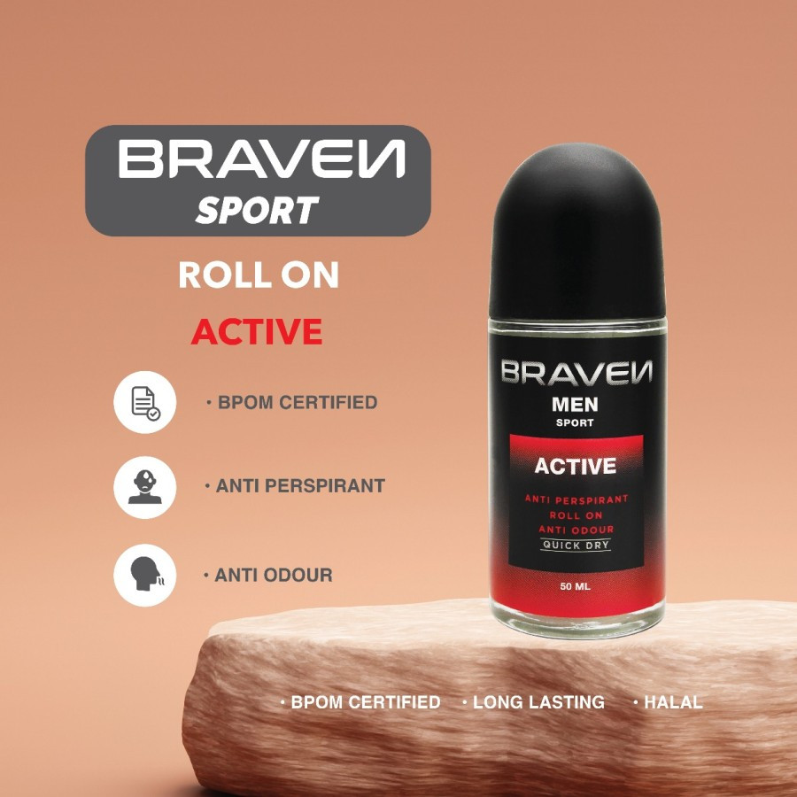 BRAVEN ROLL ON ACTIVE 50 ML