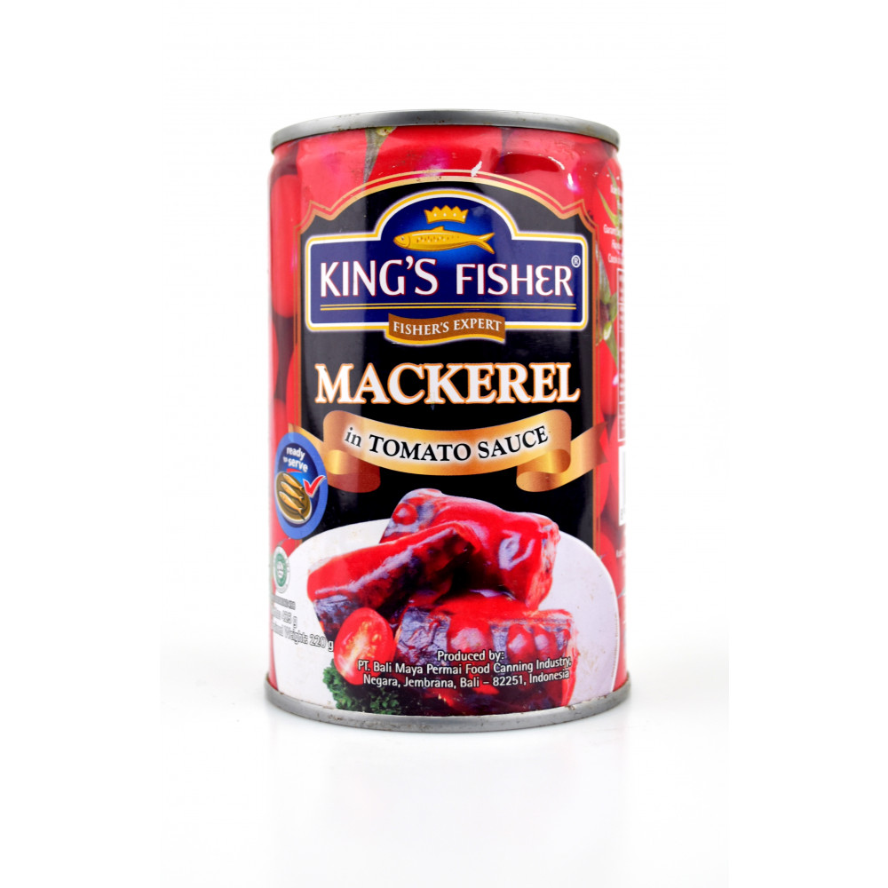 KINGS FISHER MAKAREL SAUS TOMAT 425 GR