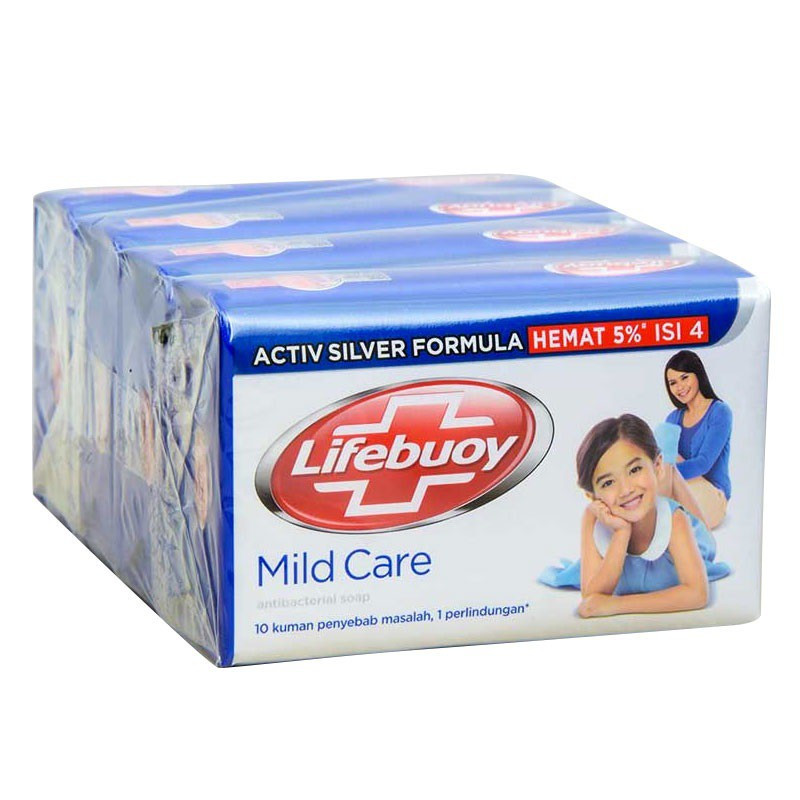 LIFEBUOY SOAP MILDCARE 100GR 4`S