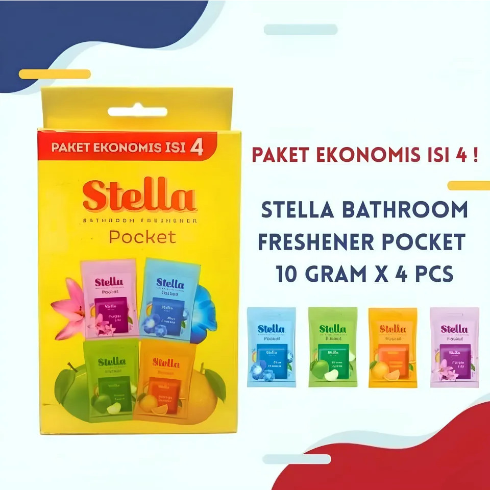 STELLA POCKET BATHROOM ISI 4 X 10 GR