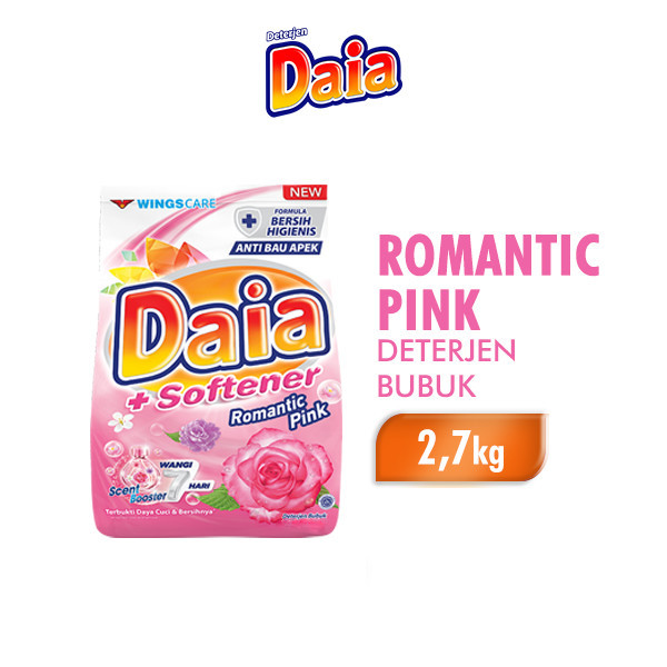 DAIA SOFTENER PINK BAG 2.7 KG