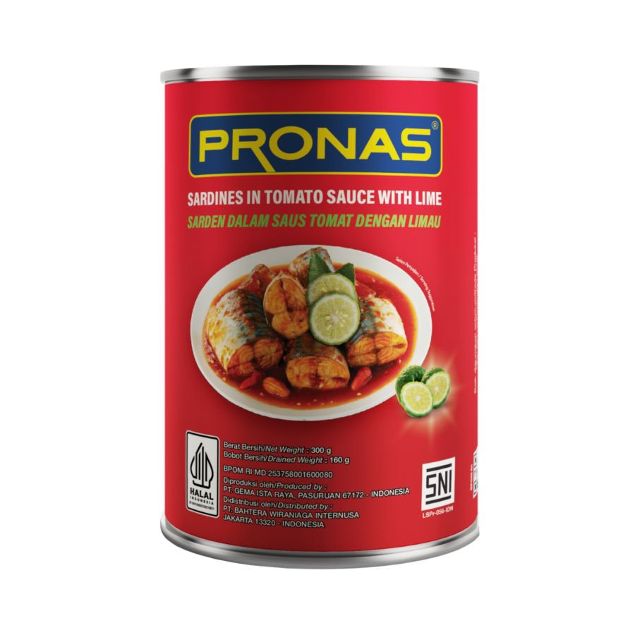 PRONAS SARDINES TOMAT LIMAU KLG 155 GR