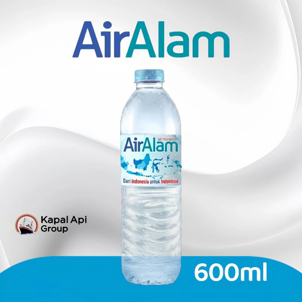 AIR ALAM MINERAL WTR 600 ML
