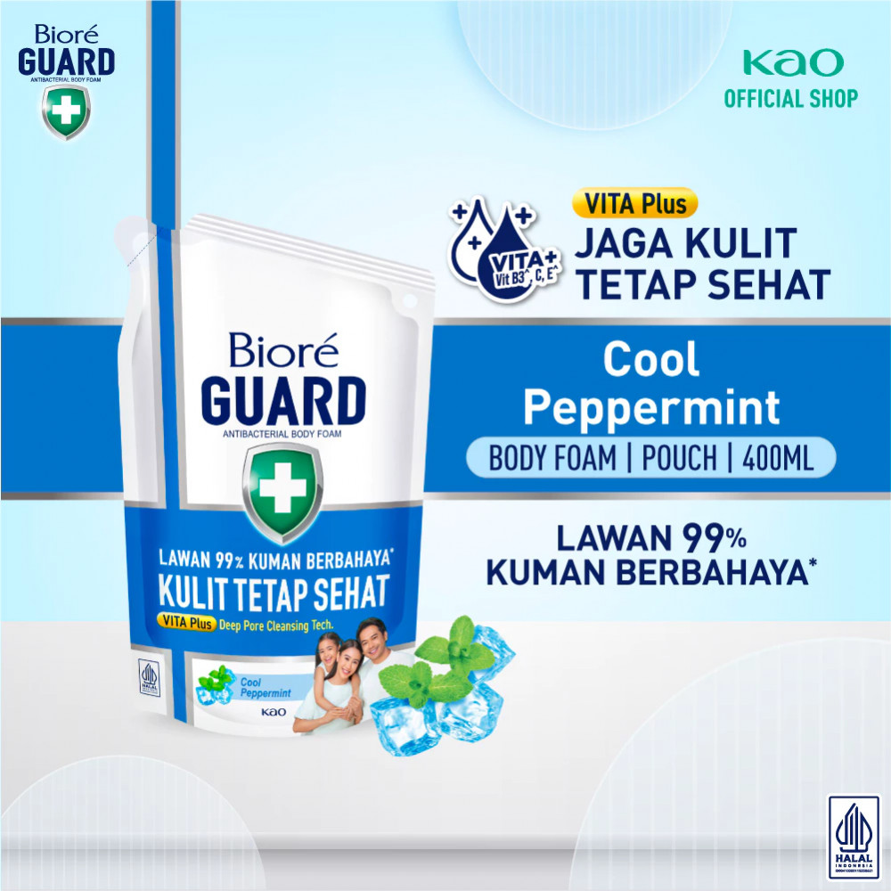 BIORE BF COOL PEPPERMINT REF 750 ML