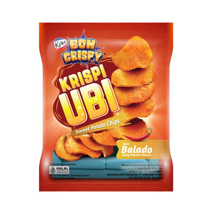 BONCRISPY UBI BALADO 50 GR