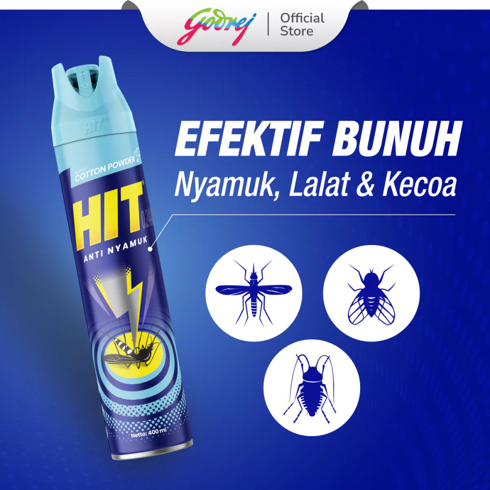 HIT AEROSOL COTTON POWDER 400 ML