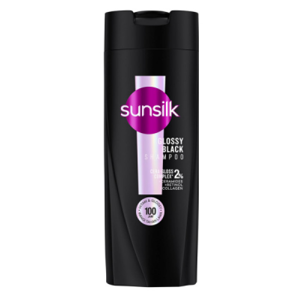 SUNSILK SHP GLOSSY BLACK 70 ML