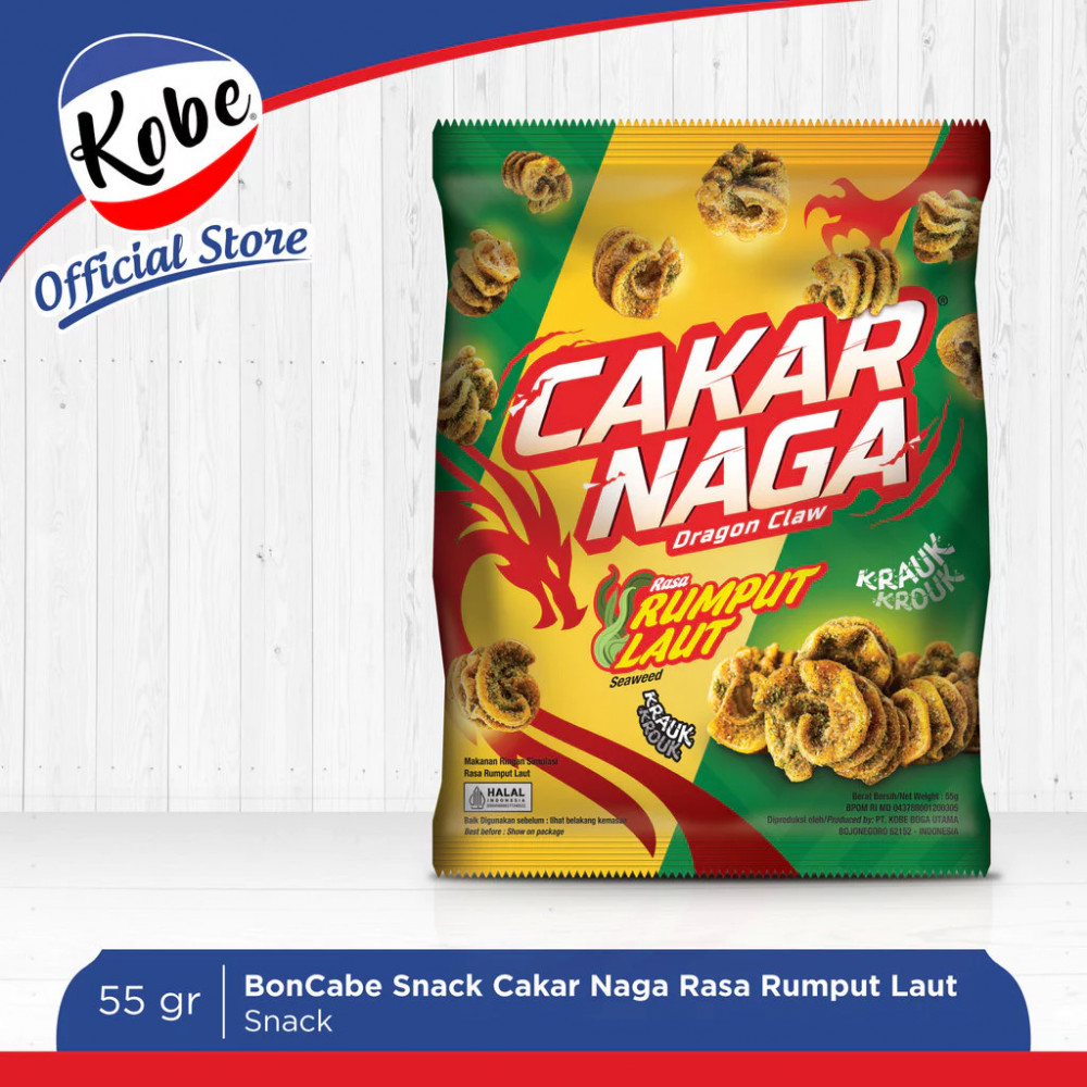 KOBE BONCABE CAKAR NAGA SEAWEED 55 GR