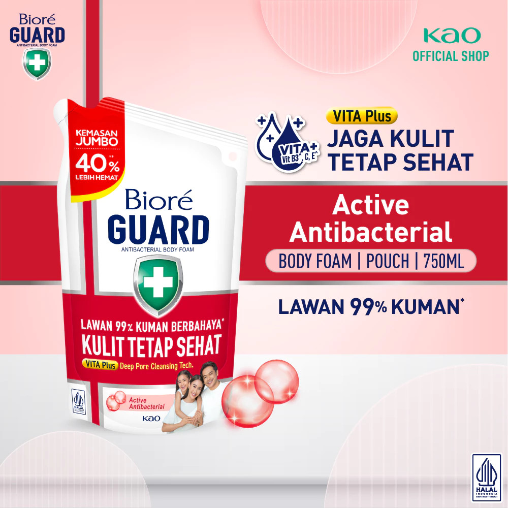 BIORE BF  ACTIVE ANTIBACTERIAL REF 750 ML