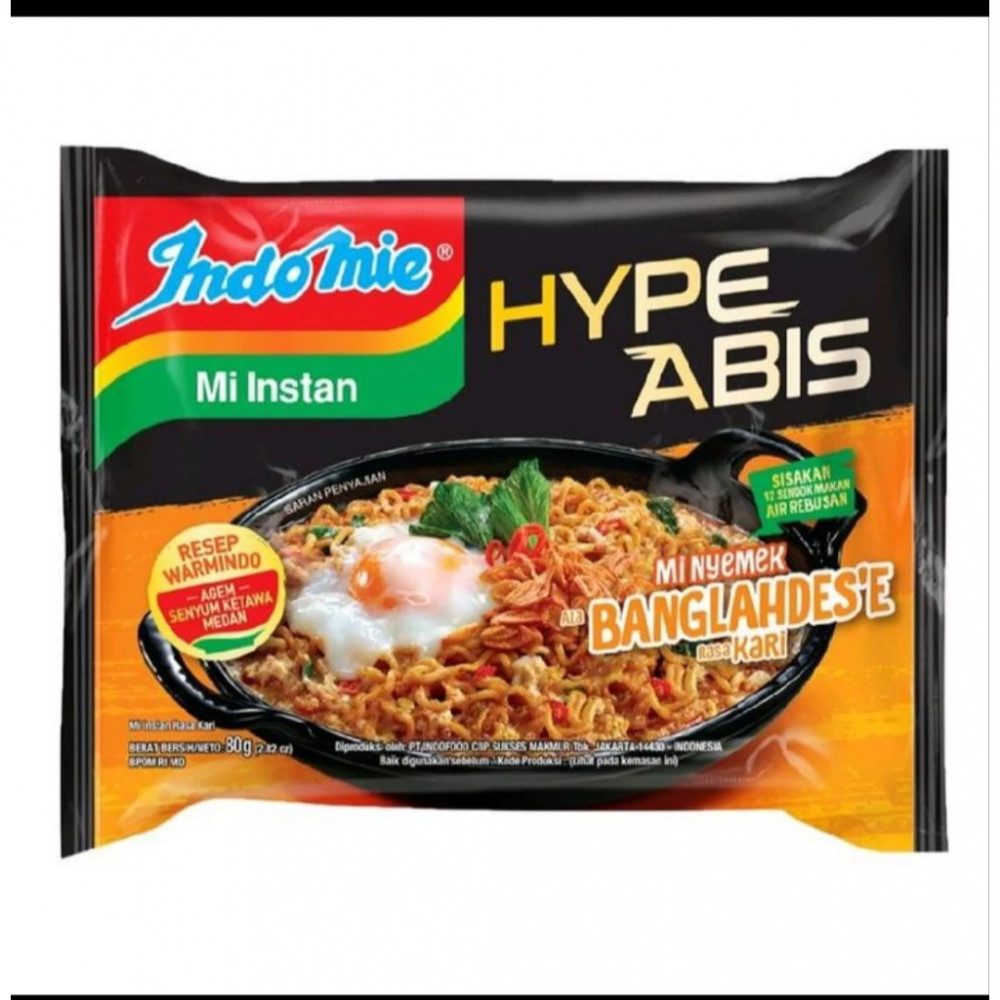 INDOMIE BANGLAHDES`E KARI 80 GR