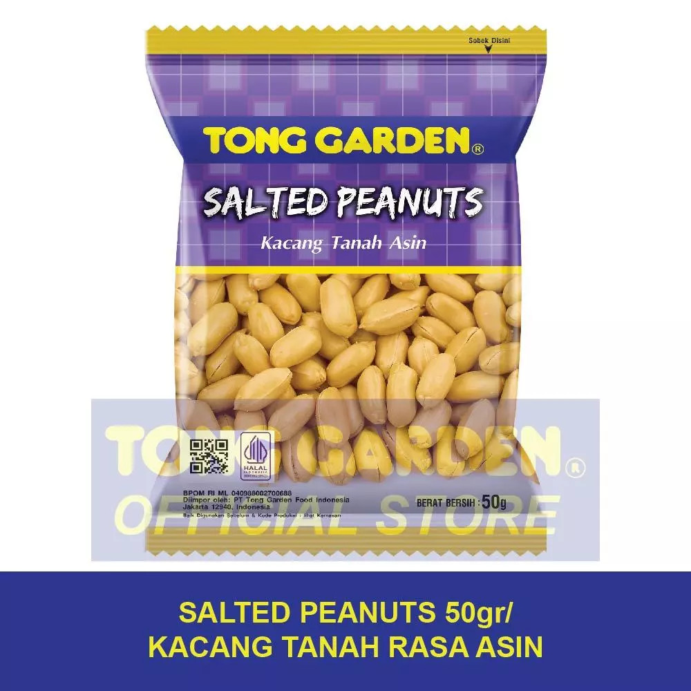 TONG GARDEN SALTED PEANUT 50 GR