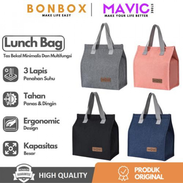 BONBOX LUNCH BAG BLB30 BLACK