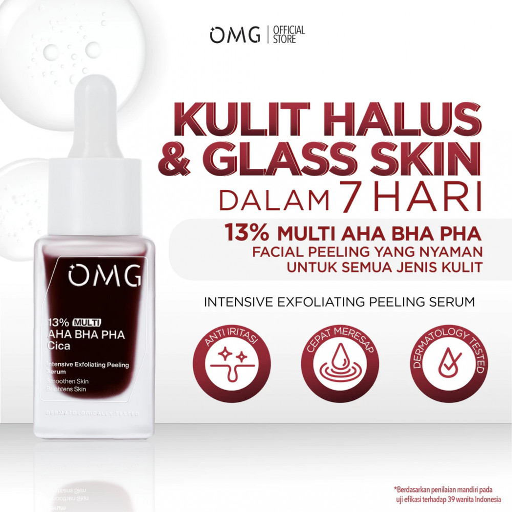 OMG SERUM 13% MULTI AHA BHA PHA 17 ML