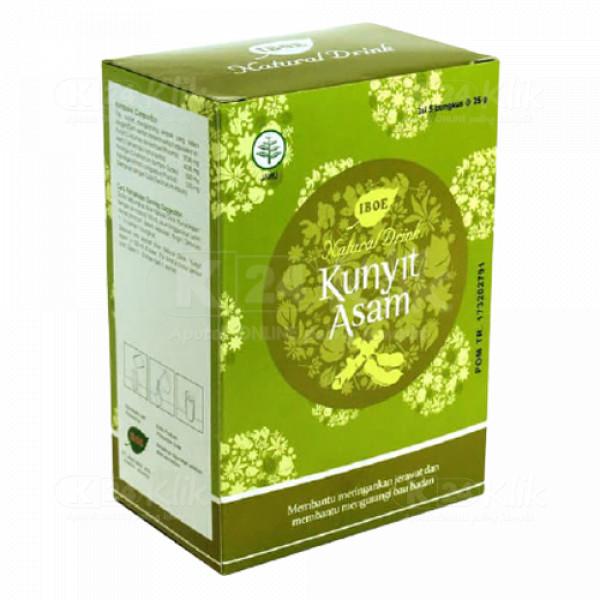 IBOE NATURAL DRINK KUNYIT ASAM BOX 5 X 25 GR