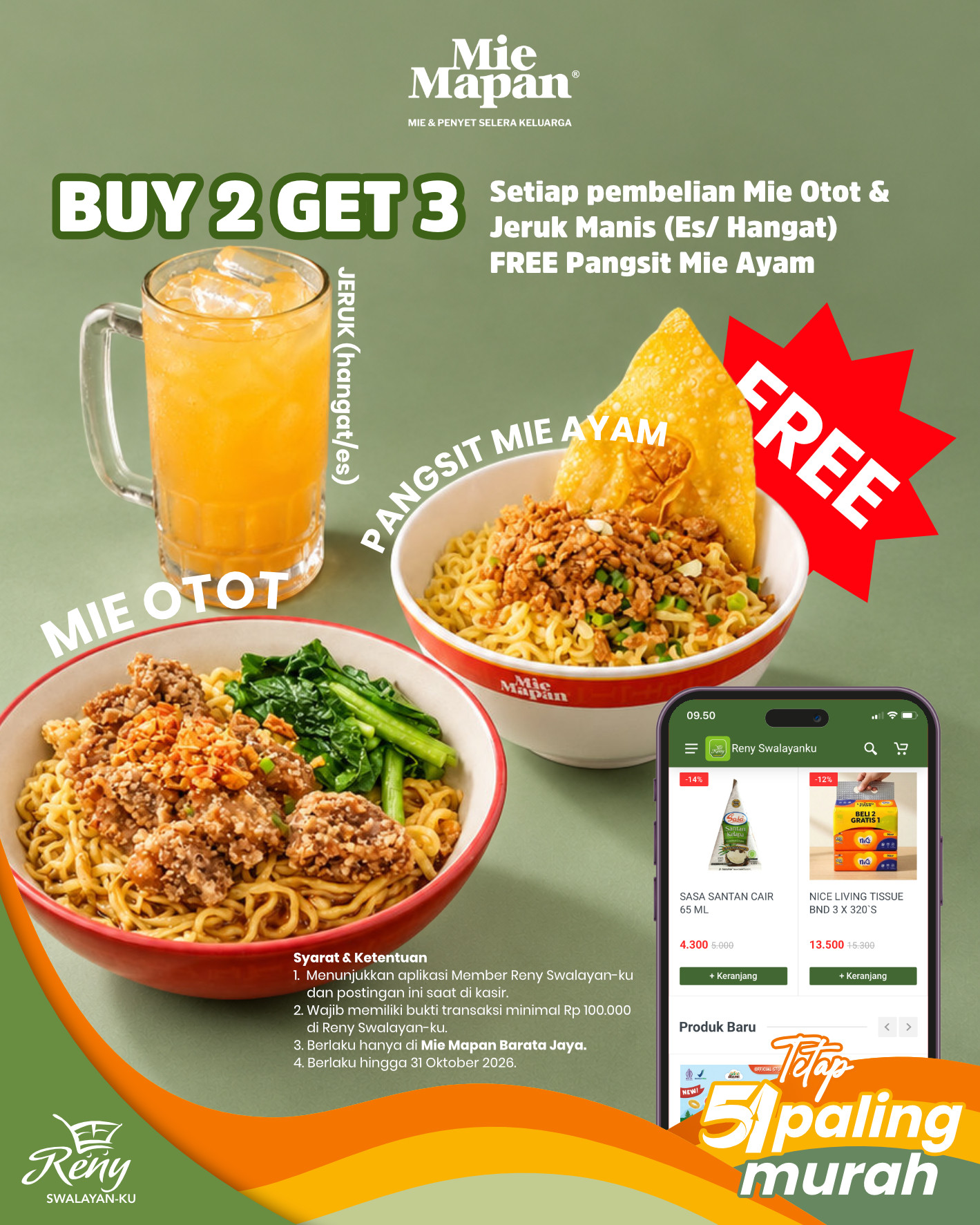 🔥🍜 MAKAN ENAK, BONUS MELIMPAH! BUY 2 GET 3! 🍜🔥