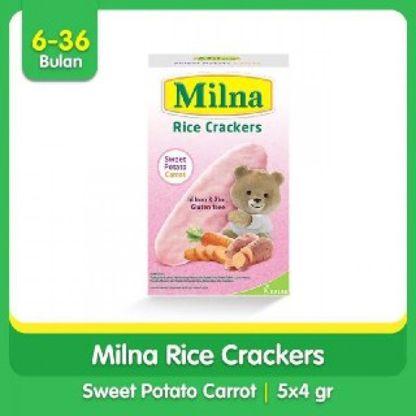 MILNA CRACKERS SWEET POTATO CARROT