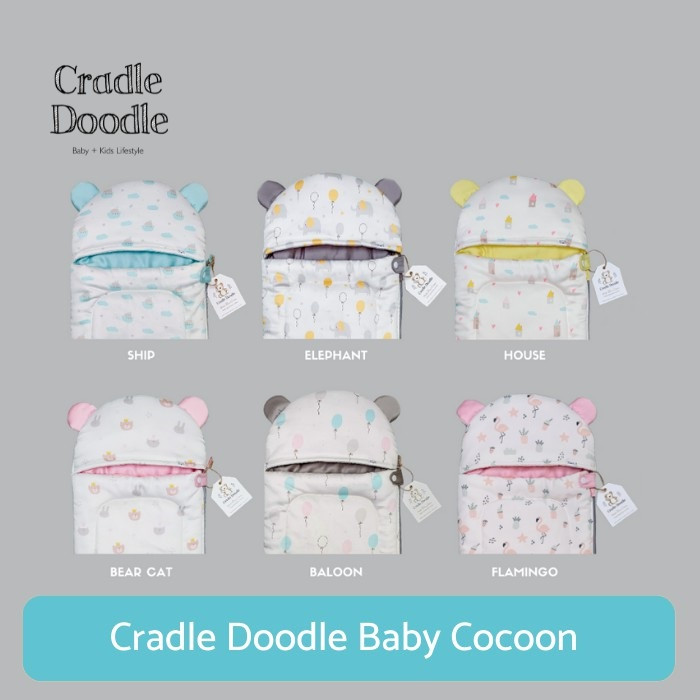 CRADLE DOODLE HOODIE COCOON