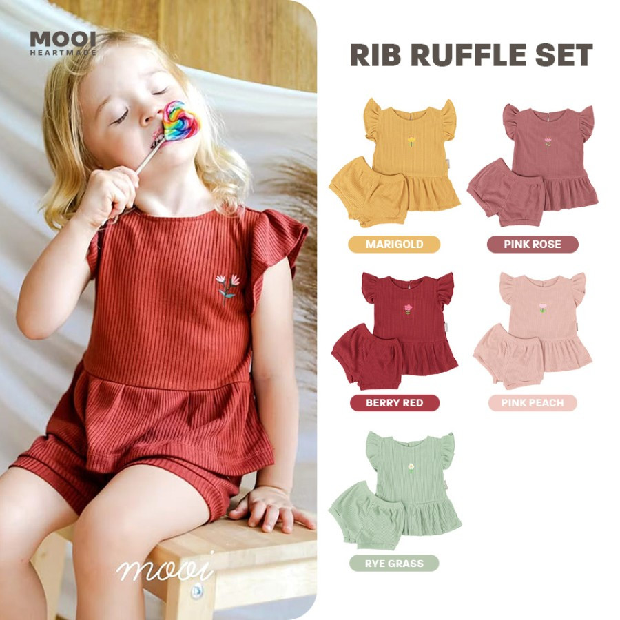 MOOI RIB RUFFLE SET V.4 1Y