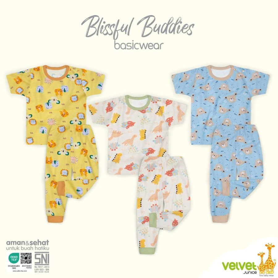 VELVET STLN KP PDK + CLNA PNJG S 3PCS BLISSFUL BUDDIES