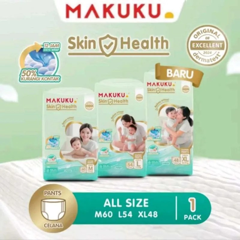 MAKUKU DIAPERS SKIN HEALTH PANTS M60