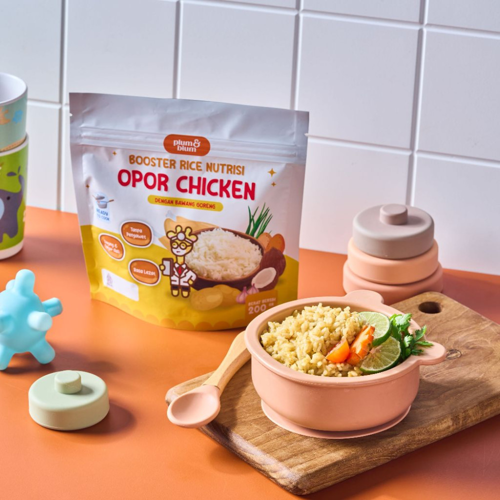 PLUM & BLUM BERAS NUTRISI BB BOOSTER 6 BULAN - OPOR CHICKEN 200GR
