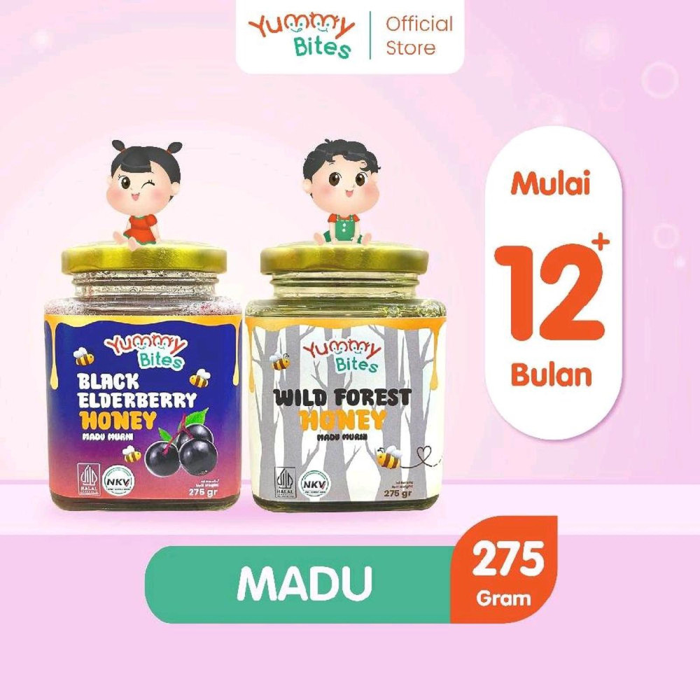 YUMMY BITES HONEY BLACK ELDERBERRY 275 G