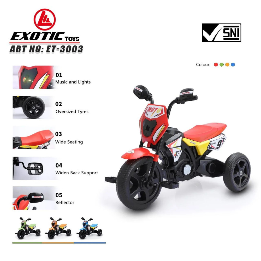 EXOTIC TRICYCLE ET-3003 RED