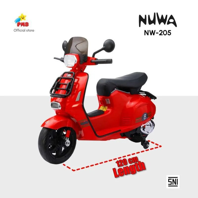 PMB MOTOR AKI NUWA NW-205 MERAH