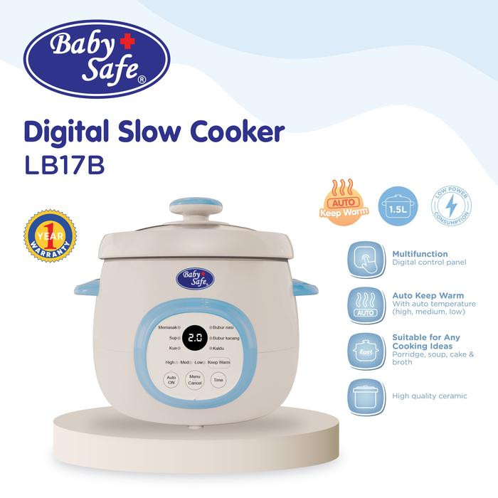 BABY SAFE SLOW COOKER 1,5L LB17B