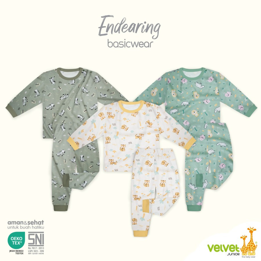 VELVET STLN KANCING PUNDAK PJNG + CLN PJNG XL RIB 3PCS ENDEARING