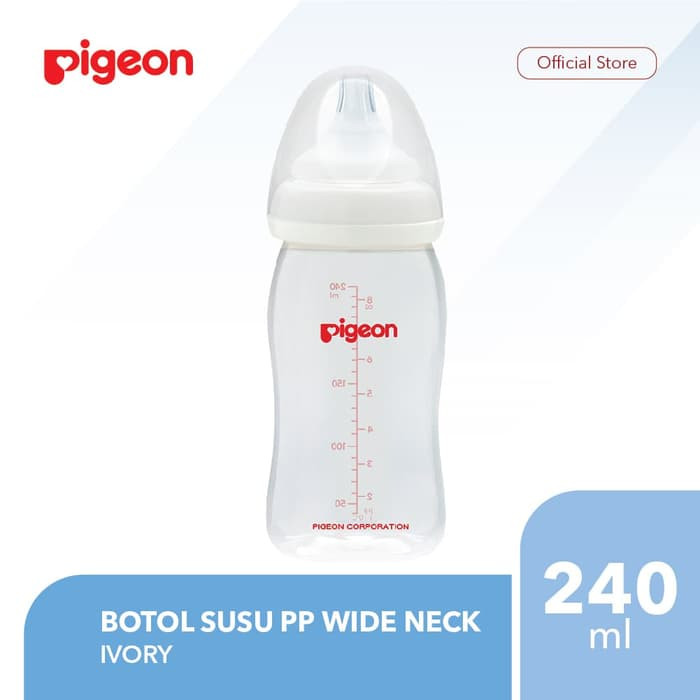 PIGEON BOTOL PP WIDE NECK 240 W/P-PLUS