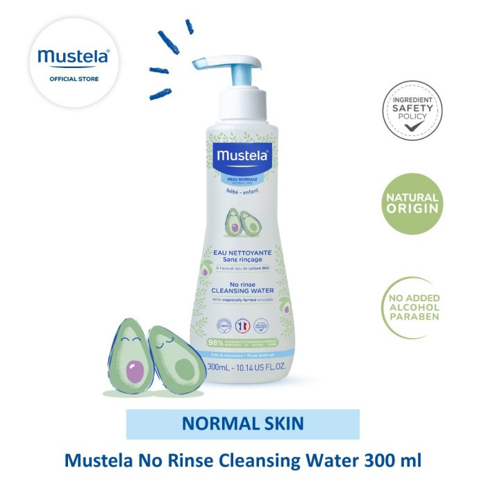 MUSTELA NO RINSE CLEANSING WATER 300ML