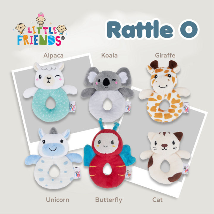 LITTLE FRIENDS RATTLE DONUT UNICORN LFR11700