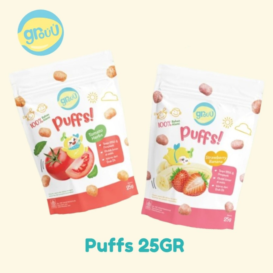 GROUU PUFFS TOMATO HERBS 25GR