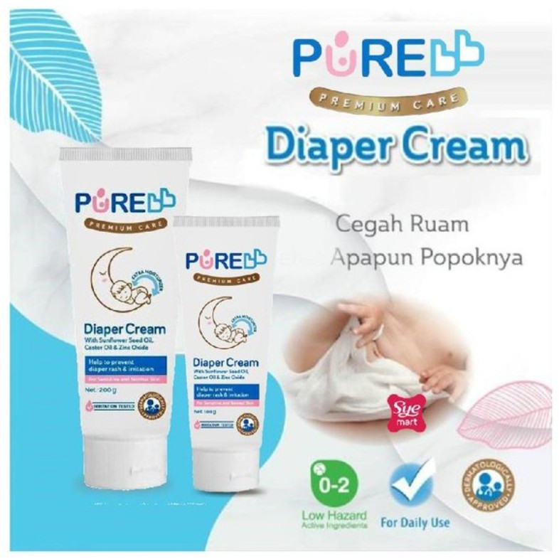 PURE BABY DIAPER CREAM 200 GR