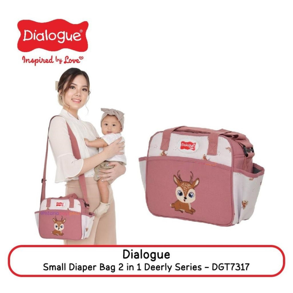 DIALOGUE SMALL DIAPER BAG 2IN1 DEERLY SERIES DGT7317