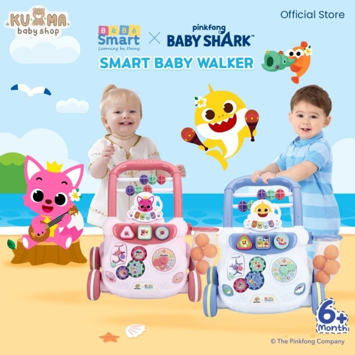 BEBE SMART WALKER PINK FONG PINK BS3886