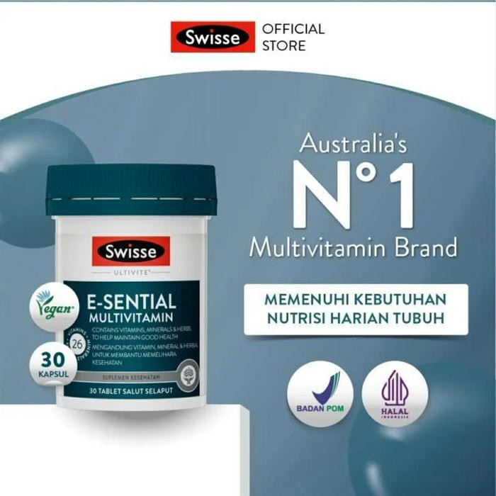 SWISSE ULTIVITE E-SENTIAL MULTIVITAMIN 30S