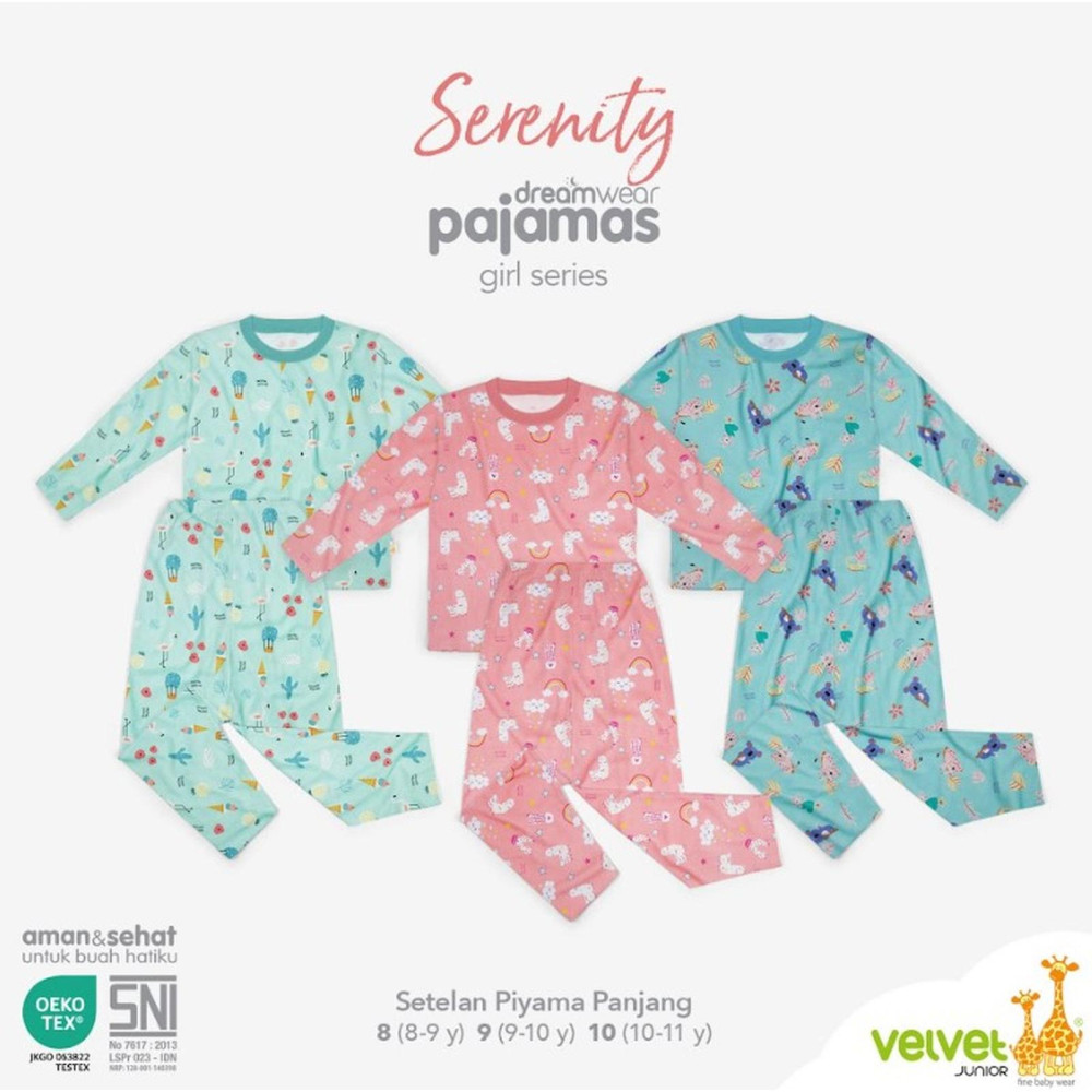 VELVET PIYAMA 8 GIRL SERENITY