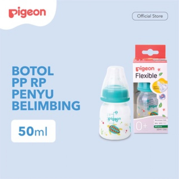 PIGEON BOTOL PP RP 120ML PENYU W/S NIPPLE