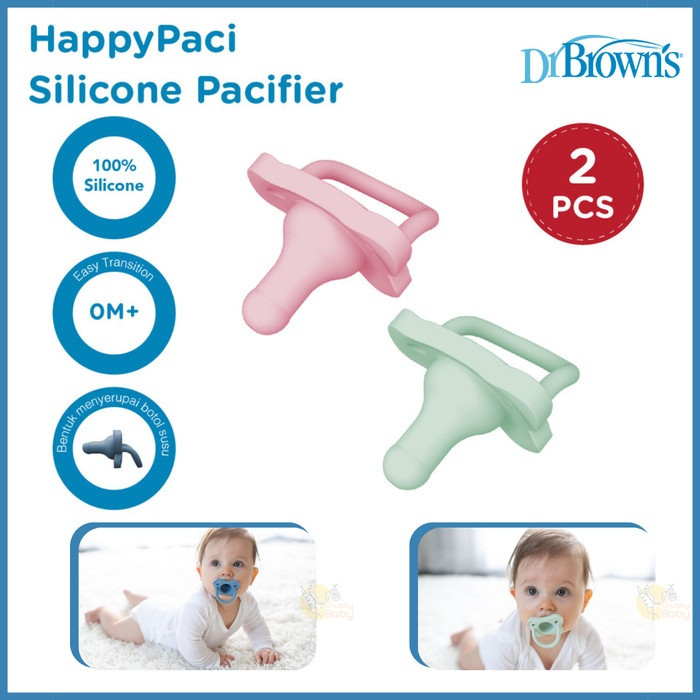 DR BROWN`S HAPPYPACI TWIN PINK GREEN PS12007