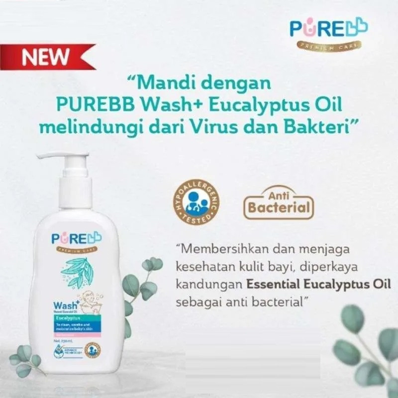 PURE BABY WASH EUCALYPTUS OIL 230 ML