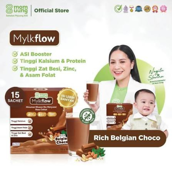 MOMUUNG SUSU MYLKFLOW COKLAT ISI 15