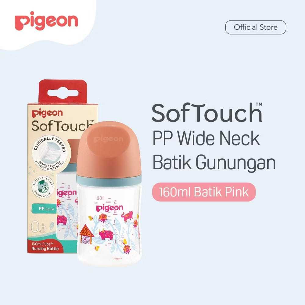 PIGEON BTL BPP WIDE NECK BATIK GUNUNGAN PINK 160ML
